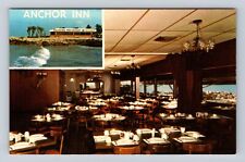 Bradenton Beach FL-Florida, Anchor Inn Lounge Entertainment, Vintage Postcard picture