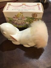 Vintage Avon Her Prettiness Bunny Puff With Original Box picture