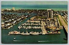 Postcard Fort Lauderdale Florida Fl Pier Waterway Wonderland 22 Acre Boats picture