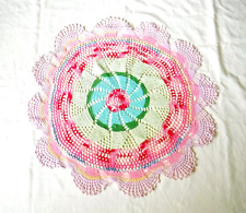 Lace Doily Round Vintage Crochet HM 23