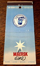 Vintage Matchbook: Maersk Line, Moller Steamship Co. picture