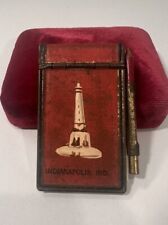 Vintage Indianapolis Souvenir Mini Notebook w/ Mini Pencil picture