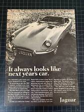 Vintage 1968 Jaguar XKE Print Ad picture