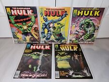 The Rampaging Hulk # 1 - 5 Marvel Comics 1977 Vintage Very Good Condition RARE picture