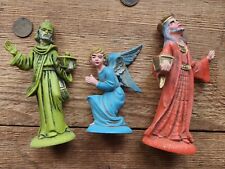 Vtg 3qty / Nativity / Wise Men & Angel / Figure / Italy picture