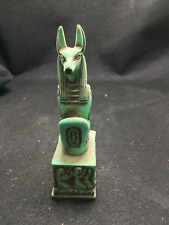 Ancient Egyptian Antiques Egyptian Anubis Head Jackal God of Pharaonic Rare BC picture