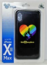 Disney D-Tech Cinderella's Castle Rainbow Pride iPhone X Xs Max iPhone Case New picture