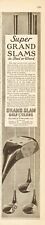 1927 Grand Slam Golf Clubs Hillerich & Bradsby Co Louisville KY Steel or Wood Ad picture