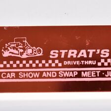 1988 Cruzin Car Show Auto Meet Strat's Drive-thru Villa Park Illinois Plaque picture