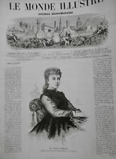 1874 I AIMEE DESCLEE COMEDIAN PORTRAIT CAREER SCRIBE BIOGRAPHY 2 NEWSPAPERS picture