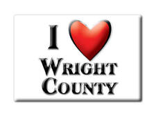 Wright County, , Alabama - Fridge Magnet Souvenir USA Brand New Gift I Love picture