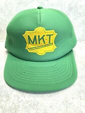 VINTAGE MKT MISSOURI KANSAS TEXAS LINES FOAM GREEN BASEBALL CAP picture