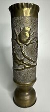 Antique 1914-1918 WWI Trench Art Artillery Shell France 107+ Years - Verdun? VGC picture
