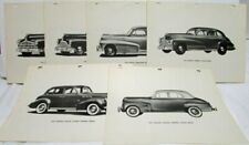 1940 1941 1942 1946 1947 1948 Pontiac Image Plates Set of 6 picture