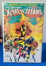 Marvel and DC Present Uncanny X-Men and New Teen Titans #1 Marvel Comics 1982 picture
