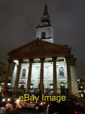 Photo 6x4 The west elevation of St Martin's in the Fields at night  c2015 picture