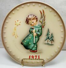 M J Hummel 1971 Hand Painted Porcelain First Edition 100 Years Angle Plate VTG picture
