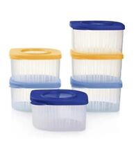 Tupperware FRESH 'N COOL SMALL CONTAINER SET of 6 ~ 2 Cups Each ~ BRAND NEW picture