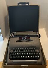 Vintage 1953 Smith Corona Clipper Portable Typewriter Travel Case Key New Ribbon picture