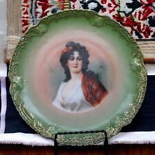 Atq O&EG Oscar and Edgar Gutherz Royal Austria Fine China 10” Cabinet Plate picture