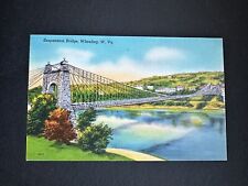 Postcard Suspension Bridge, Wheeling, West Virginia R80 picture
