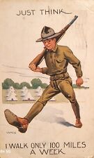 1918 Humorous WWI Postcard 