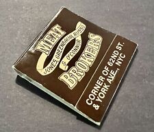 Jones, Greenbaum, Russo & O'Connor Meat Brokers, NYC Vintage Matchbook w/Matches picture