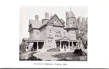 Postcard Topeka Kansas - Governor's Mansion - c1901-1907 picture