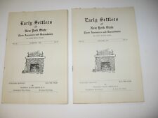 rare 1935 Early Settlers of New York St. Vol. 2, issues no. 4 & 5, Thomas Foley picture