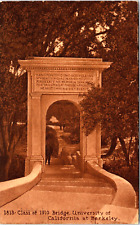Class of 1910 Bridge University of California Berkeley California Postcard B89 picture