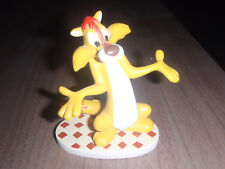 Extremely Rare Looney Tunes Claude Cat Figurine Statue picture