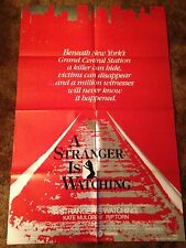 A STRANGER IS WAITING Kate Mulgrew Rip Torn ORIGINAL 1982 ONE SHEET MOVIE POSTER picture