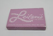 Leilani's On The Beach Whalers Village Kaanapali Maui Hawaii Matchbox/Matchbook picture