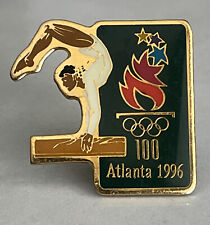 Gymnastics Olympic Pin ~ Balance Beam  ~ 1996 Atlanta ~ Games Torch Logo picture