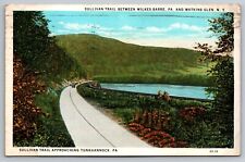 1930 Sullivan Trail Approaching Tunkhannock PA. Watkins Glen, NY Postcard picture