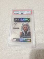 2023 Topps Finest Star Wars Ahsoka Tano Enemies of the Empire SSP #8 PSA 9 picture