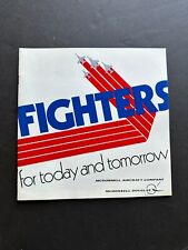 ORIGINAL MCDONNELL DOUGLAS FIGHTERS OF TODAY AND TOMORROW BOOKLET GREAT picture