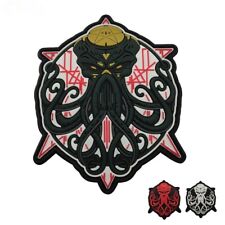 3Pcs 3D Pvc Cthulhu Awakens Lovecraft Game Cosplay Tactical Rubber Hook Patch picture