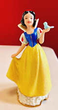 Vtg Disney Snow White Glitter Gown w/ base Porcelain made in Sir Lanka  picture