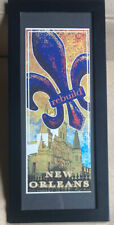 RARE Philip Bascle Signed Post Hurricane Katrina Rebuild New Orleans Poster picture
