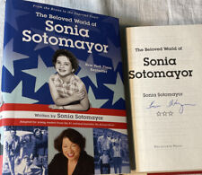 SIGNED The Beloved World of Sonia Sotomayor 1st ED. Book HC DJ Supreme Court USA picture