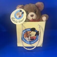 Gund MICKEY’s TEDDY Plush 8”  Disney World Bear Convention 1990(jill) picture