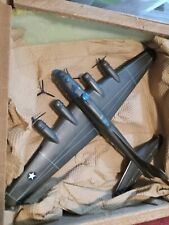 Vintage B-17 FLYING FORTRESS MEMPHIS BELLE PAINTED WOOD MODEL Xonex New IN BOX  picture
