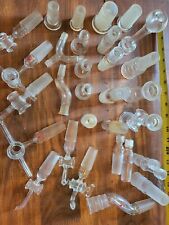 Vintage Chemistry Laboratory Glass Lot Of  30 Pieces picture