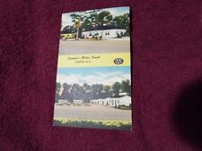 Greene's Motor Court Cottages Santee South Carolina Vintage Postcard picture