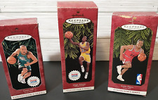 Lot of 3 Hallmark Ornament NBA Basketball 1997 -1999 NEW picture