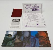 Rare Milton Bradley 1994 Mystery of The Dark Stranger Magic Trick Manual & Props picture