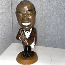 Vintage 1972 Louis Armstrong Esco Products Chalkware Statue Satchmo Trumpet 16