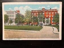 Vintage Postcard 1918 City Hospital, Akron, Ohio (OH) picture