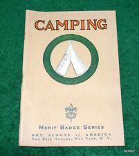 1939 BOY SCOUT MERIT BADGE BOOK - CAMPING picture